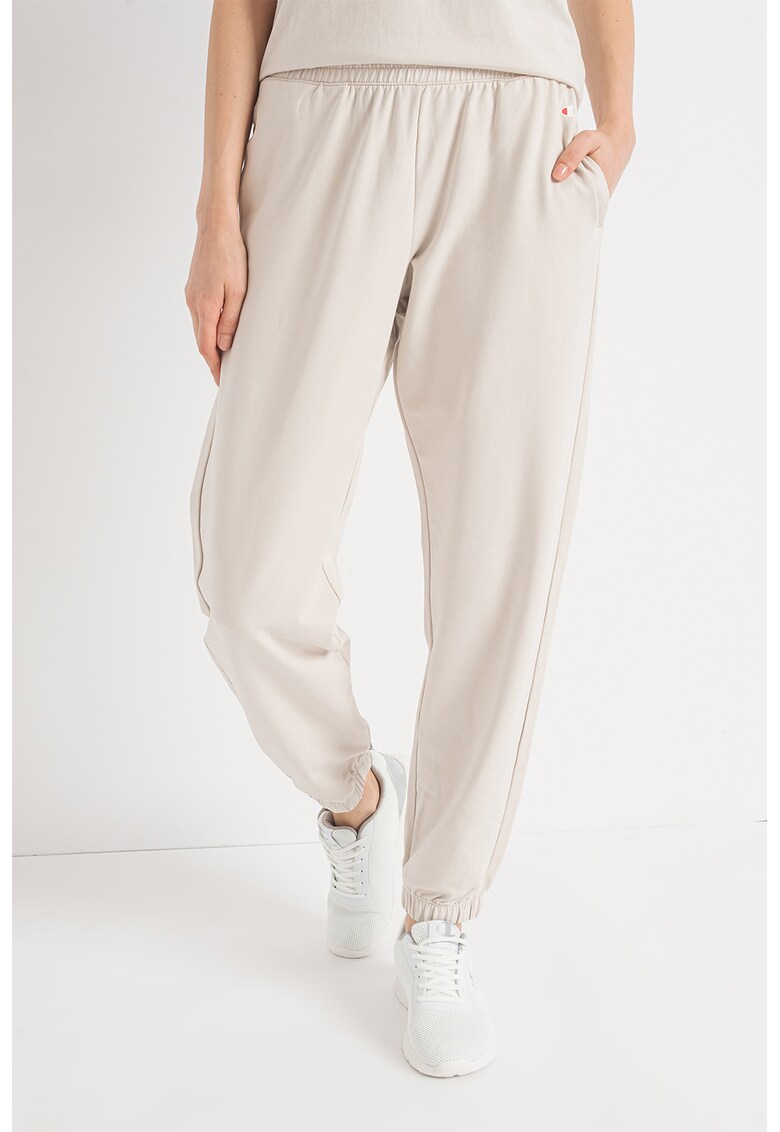 Pantaloni sport relaxed fit cu buzunare oblice