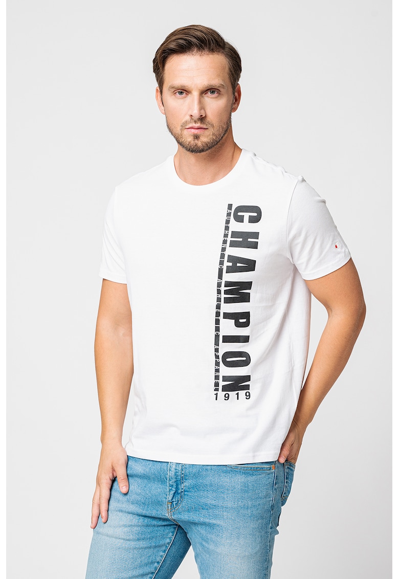 Tricou cu imprimeu logo Book - Alb