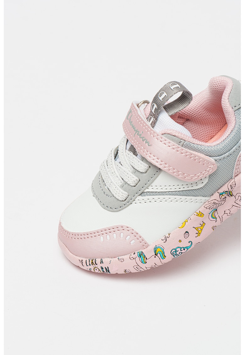Pantofi sport cu garnituri de piele ecologica si material textil Verona