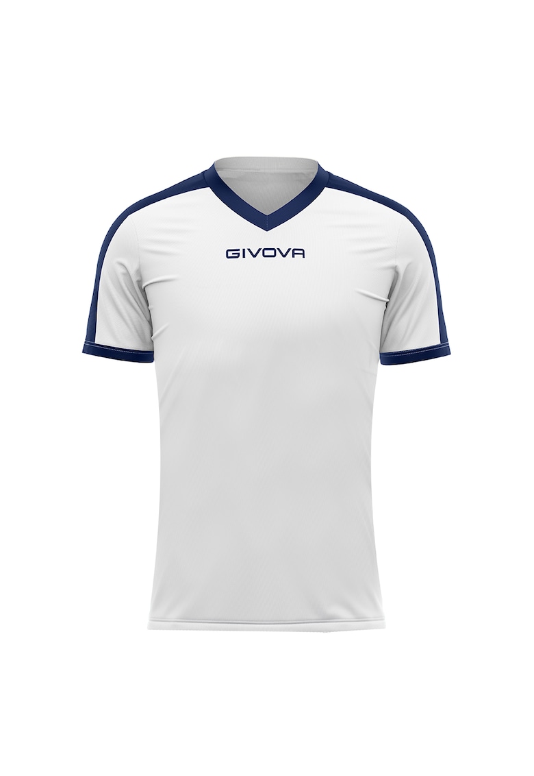 Tricou sport copii Revolution - Alb / Bleumarin - 110-122 CM
