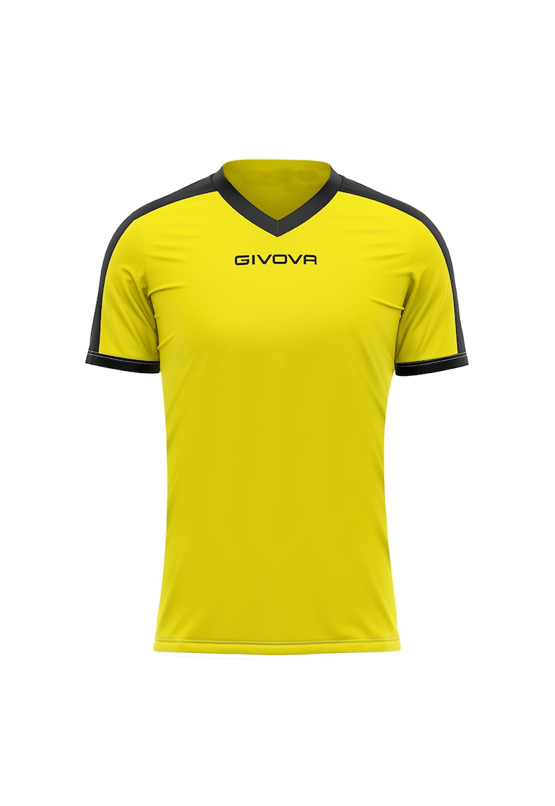 Tricou sport copii Revolution - Galben / Negru - 134-146 CM