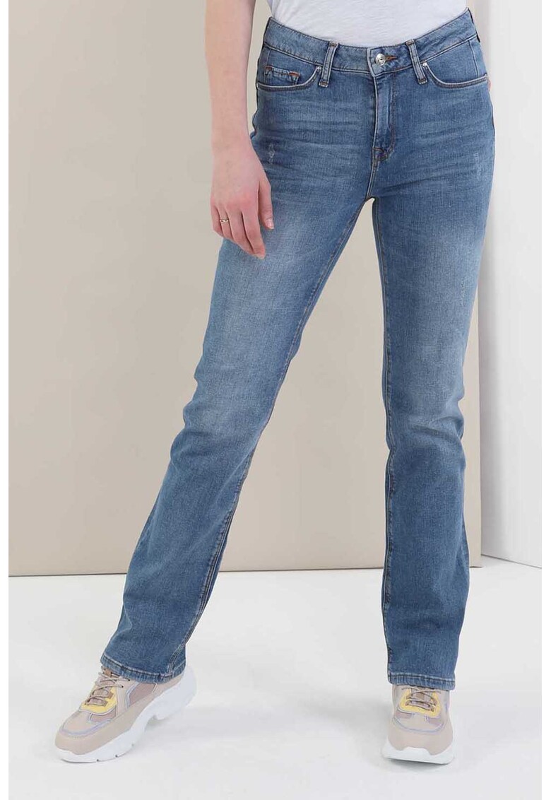 Blugi drepti cu aspect decolorat 792 Mila