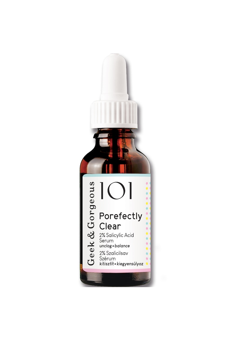 Serum pentru fata Porefectly Clear Geek&Gorgeous puncte negre - pori mariti si ten gras - 30 ml
