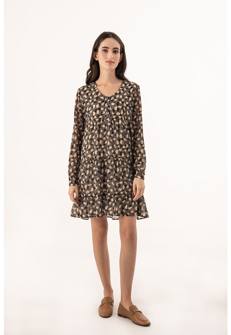 Rochie lejera cu animal print