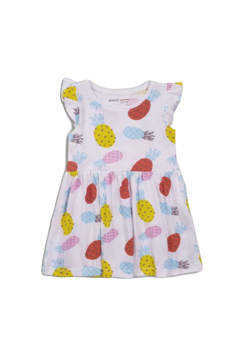 Rochita Fetite Ananas - Fara maneca - Bumbac - Multicolor