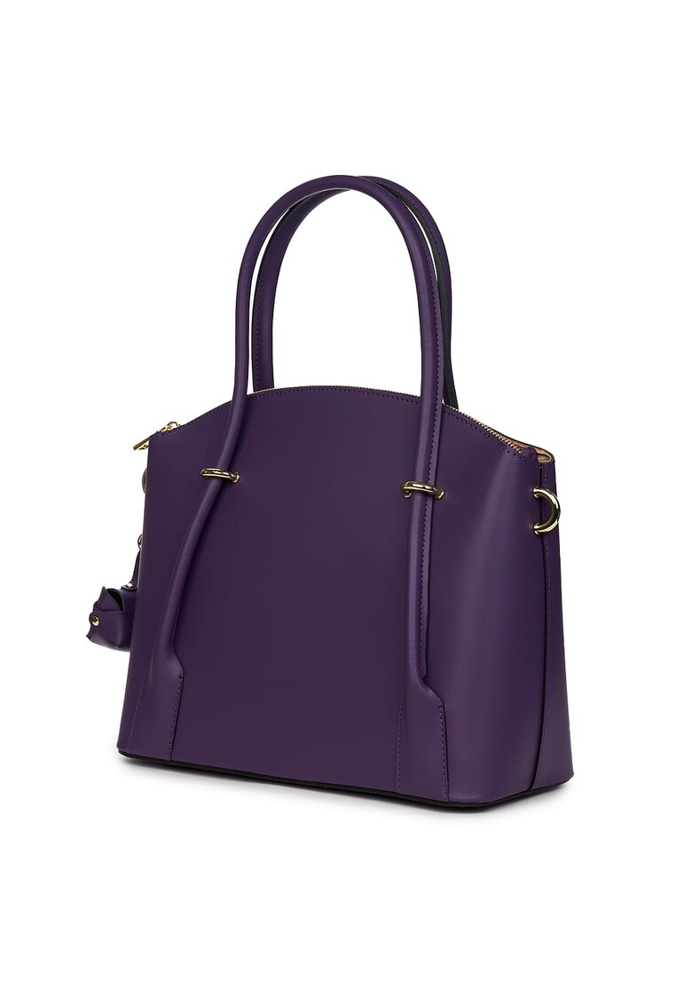Geanta dama piele naturala Gabriella - Mov
