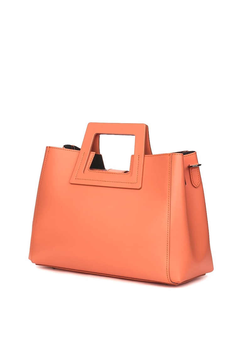 Geanta dama din piele naturala Armina roz