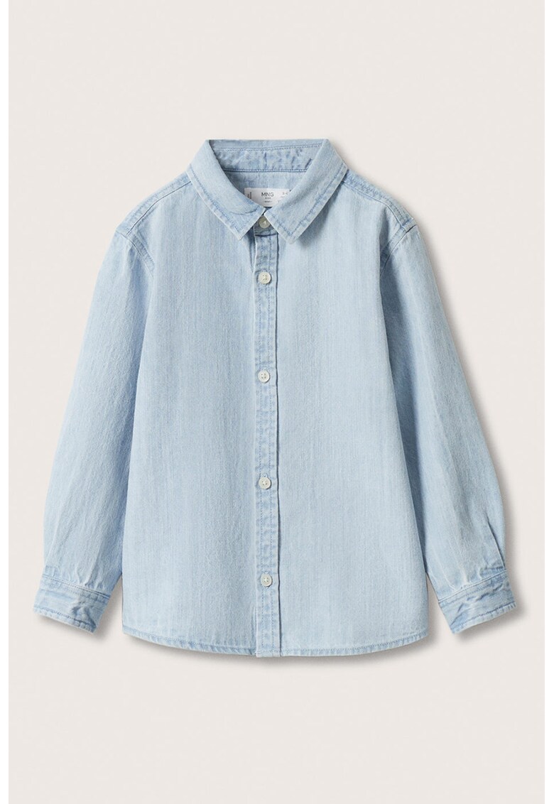 Camsa de denim cu guler clasic