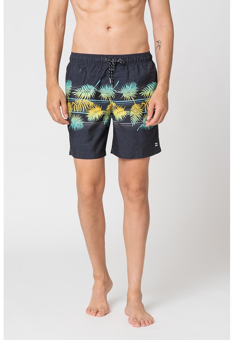 Pantaloni scurti de baie cu model tropical Aloha Billabong  Costume de baie