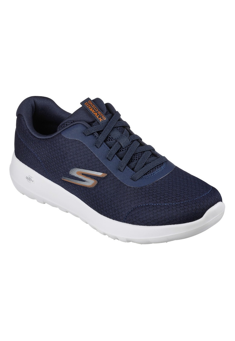 Pantofi sport slip-on de plasa cu aspect tricotat GOwalk 6 - Bleumarin
