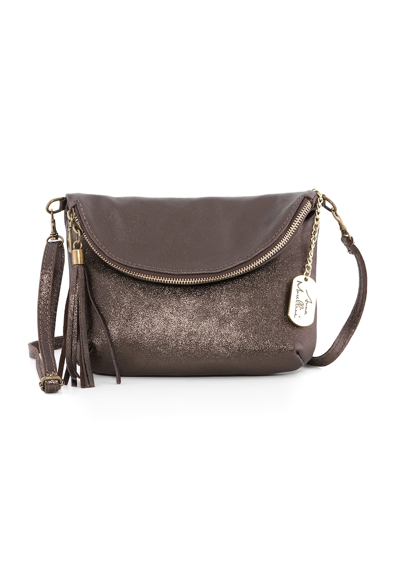 Geanta crossbody de piele cu canaf beverly