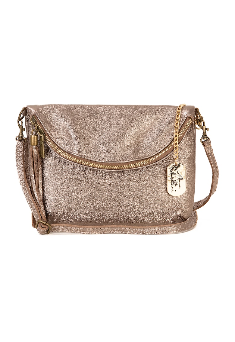 Geanta crossbody de piele cu canaf Beverly