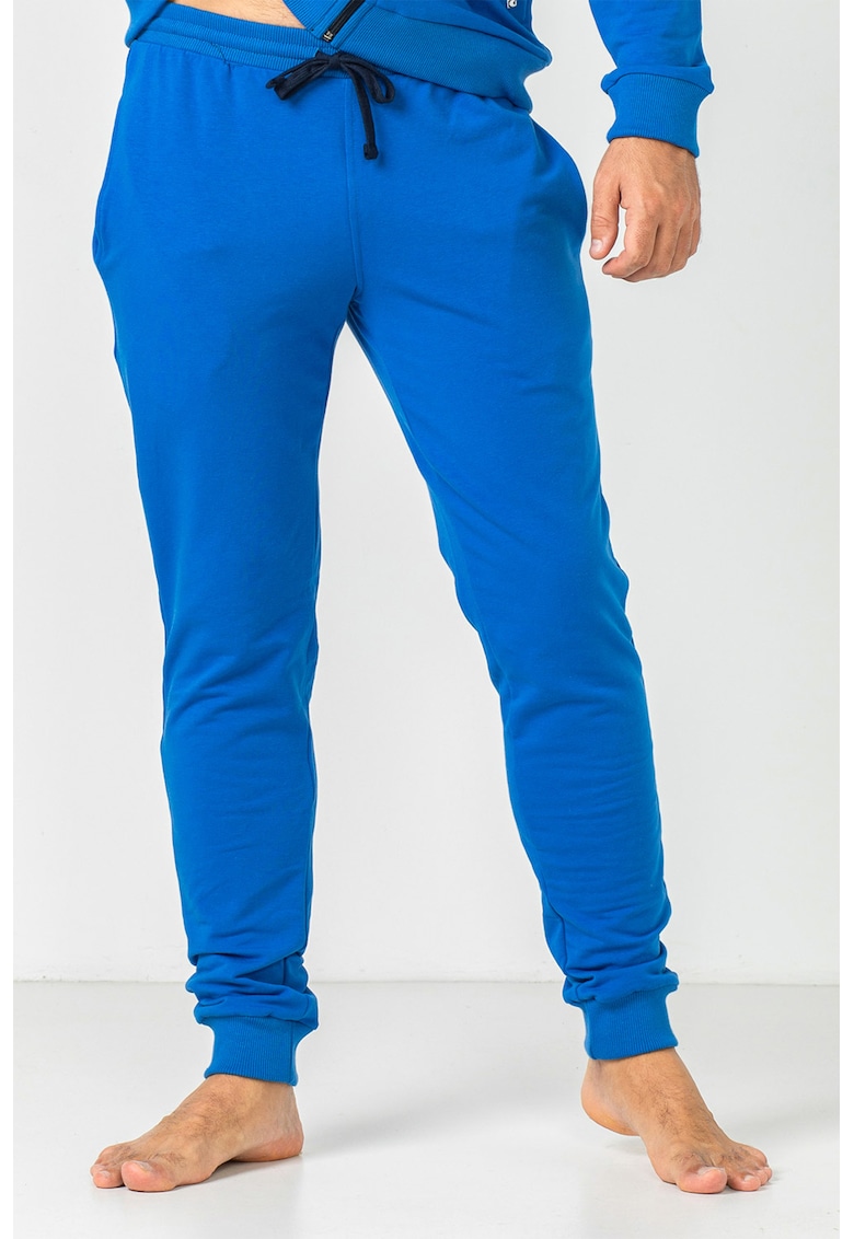 Pantaloni sport cu mansete elastice