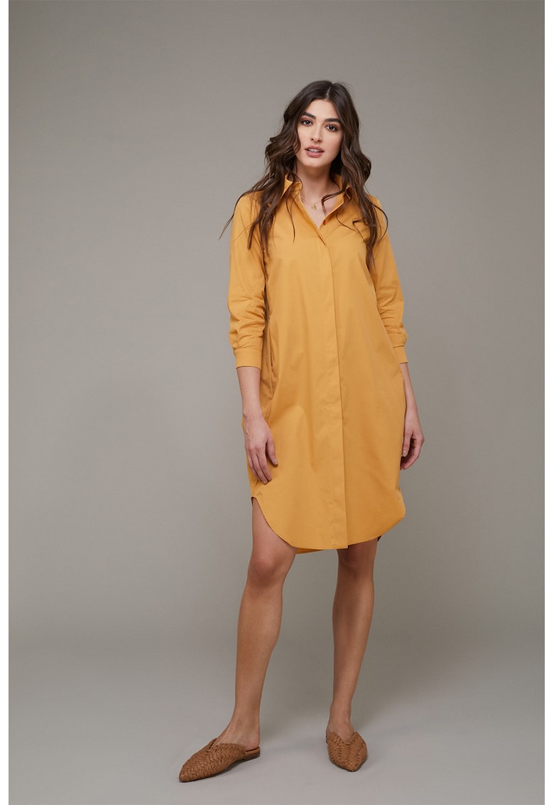 Rochie-camasa cu pliu inversat pe partea din spate Weekendproject