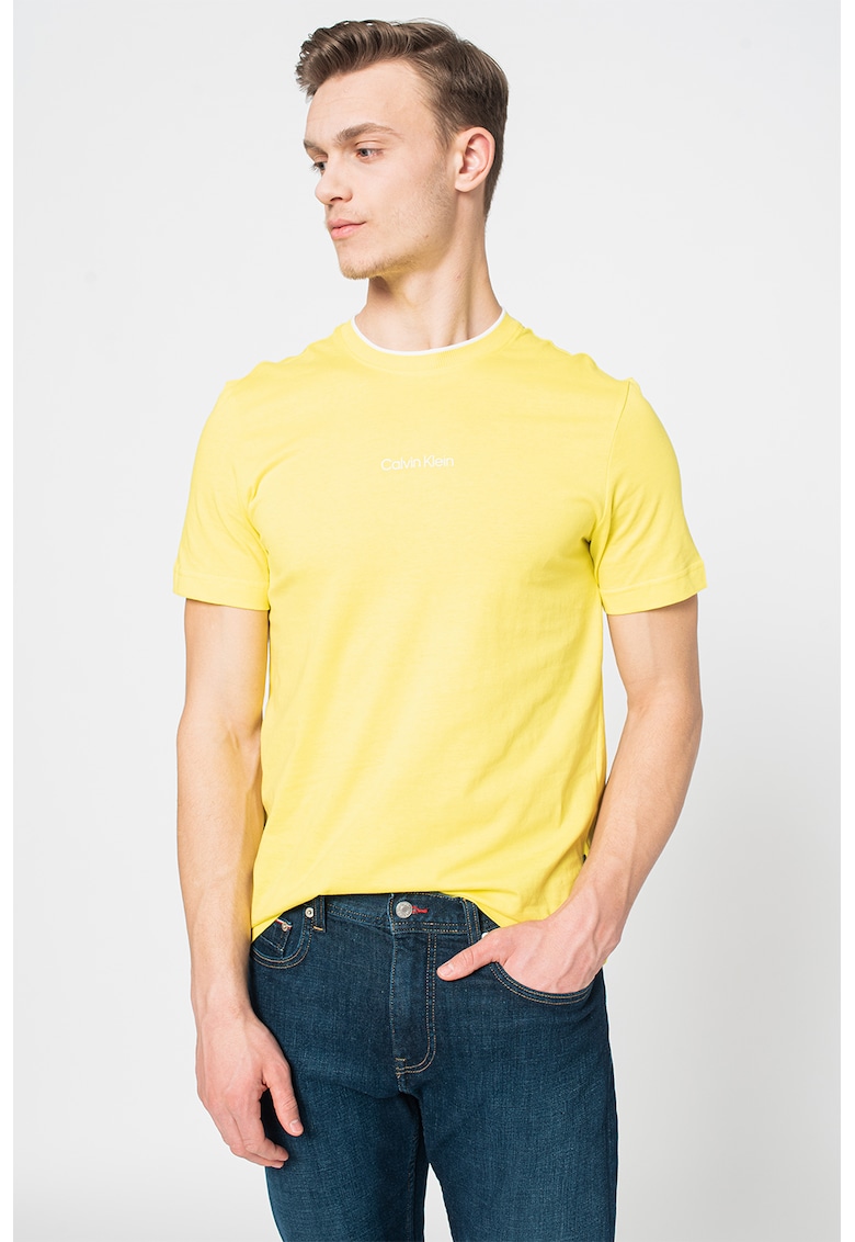 Тениска с органичен памук CALVIN KLEIN