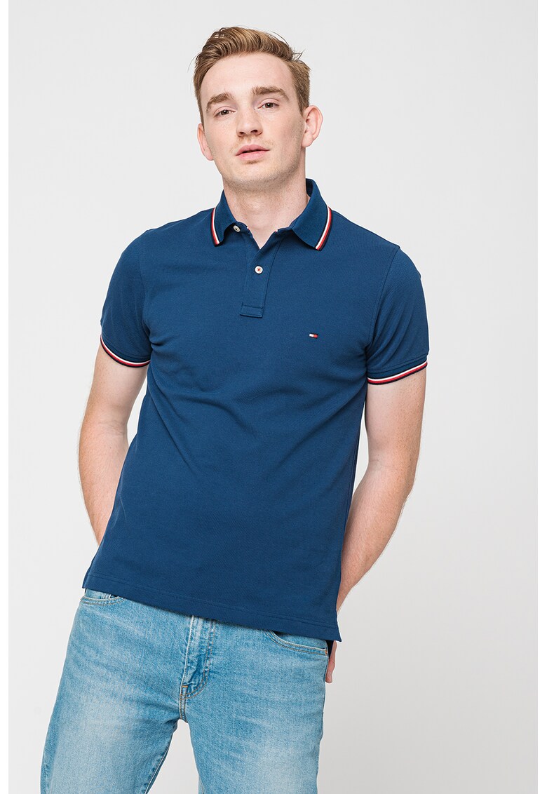 Тениска с яка Tommy Hilfiger