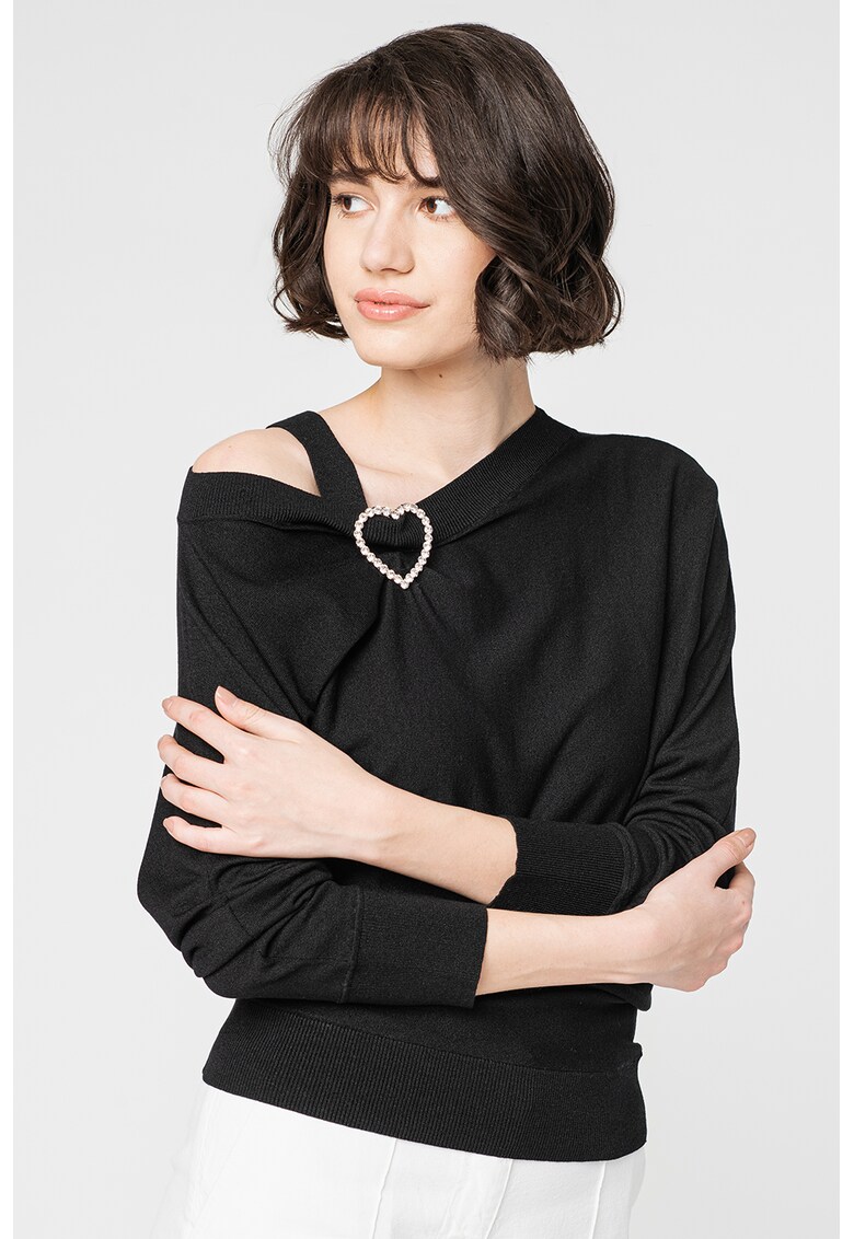 Pulover cu decupaj pe umar Pulover cu decupaj pe umar fashiondays.ro
