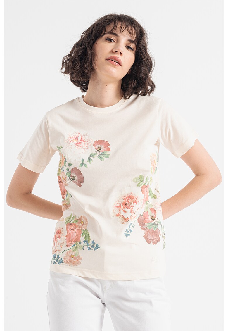 Tricou de bumbac organic cu imprimeu floral image22
