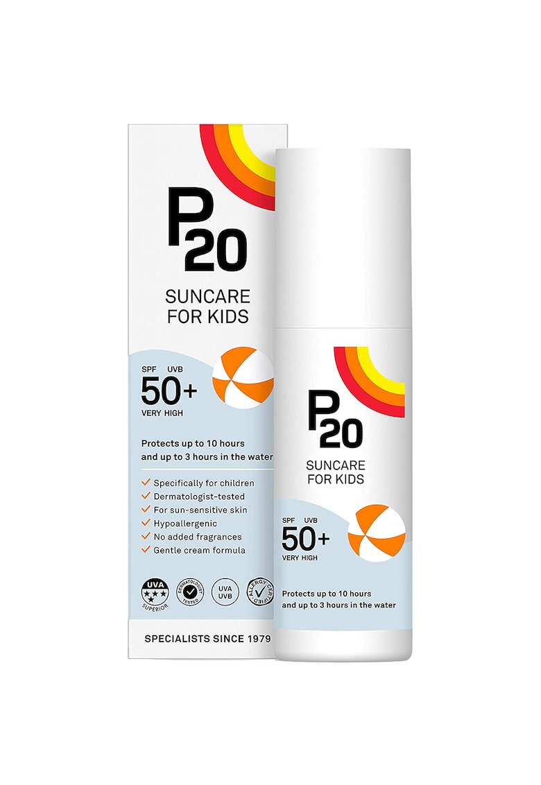 Crema de fata si corp cu factor de protectie SPF 50+ Kids P20 Riemann - 100 ml