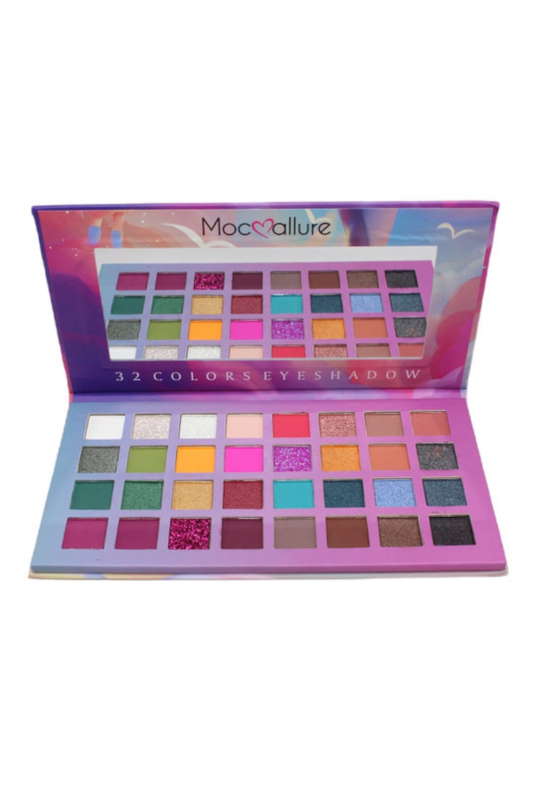 Paleta farduri ochi - Mocallure - Mysterious Kiss - 32 culori