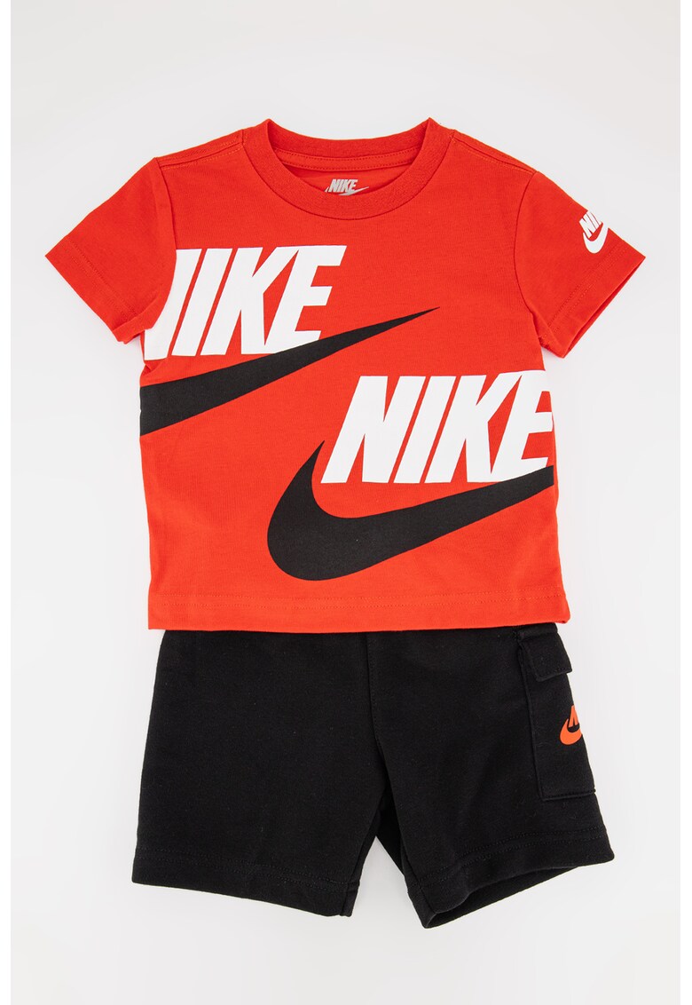 Set de tricou si pantaloni scurti cargo -2 piese