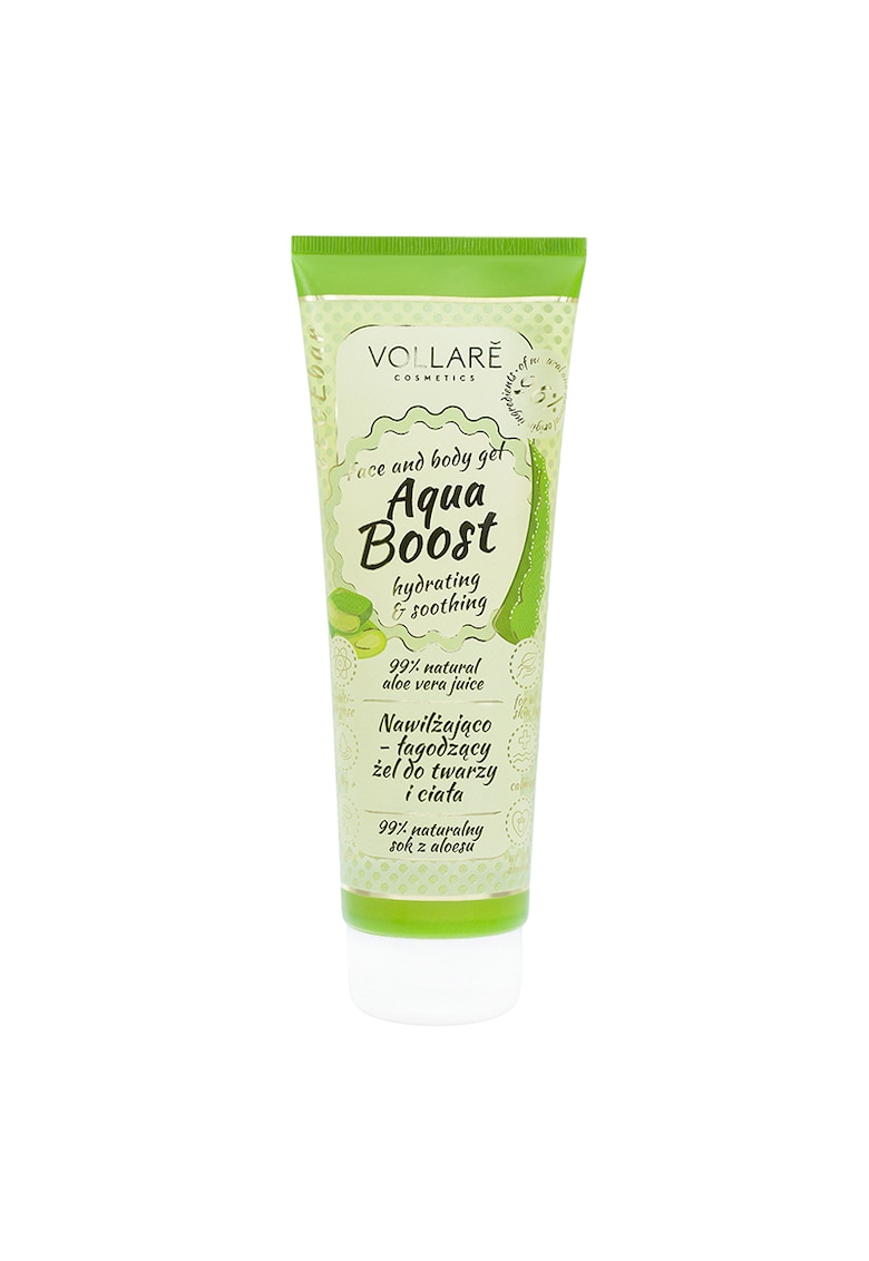 Gel pentru fata si corp VEGEbar Aqua Boost Vollaré Cosmetics - 250 ml