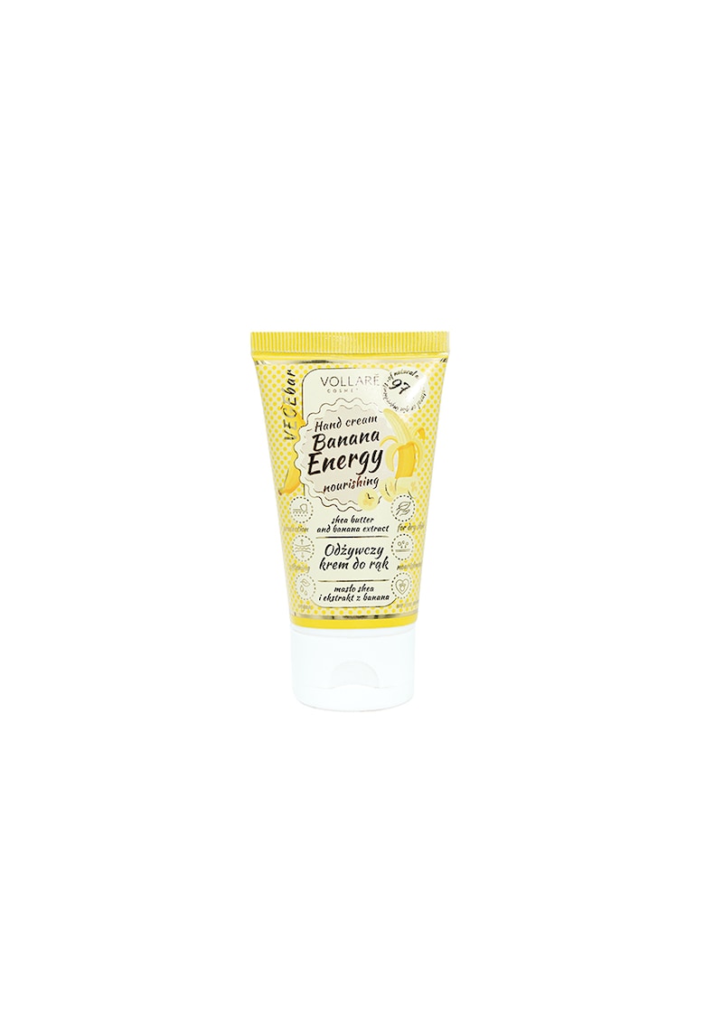 Crema de maini hranitoare VEGEbar Banana Energie Vollaré Cosmetics - 30 ml
