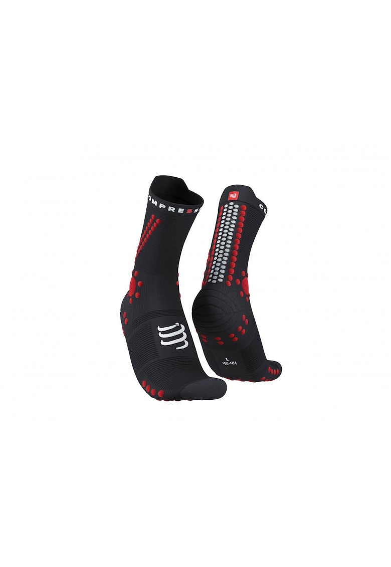 Sosete - Elastan/Poliamida - Pro Racing V4.0 Trail - Negru/Rosu Sosete - Elastan/Poliamida - Pro Racing V4.0 Trail - Negru/Rosu