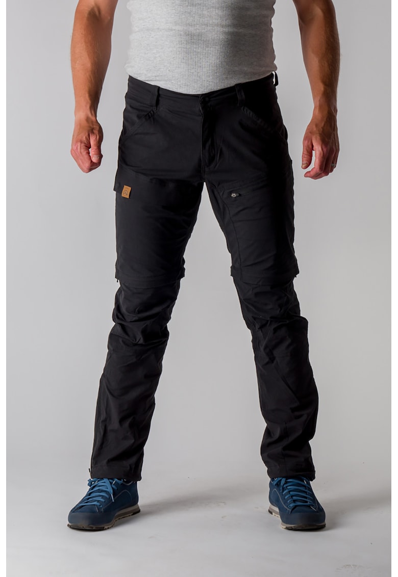 Pantaloni cu talie medie si buzunare multiple pentru trekking Johny