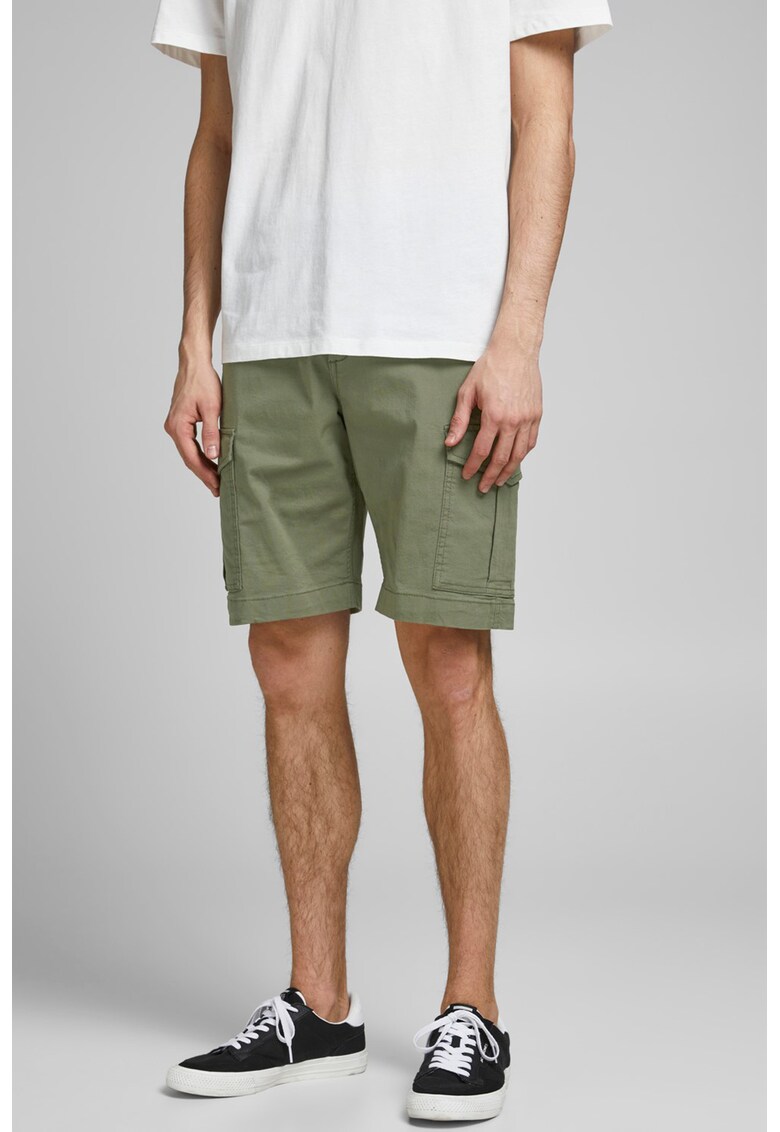 Bermude cargo cu buzunare oblice Joe Jack & Jones Bermude cargo cu buzunare oblice Joe Jack & Jones