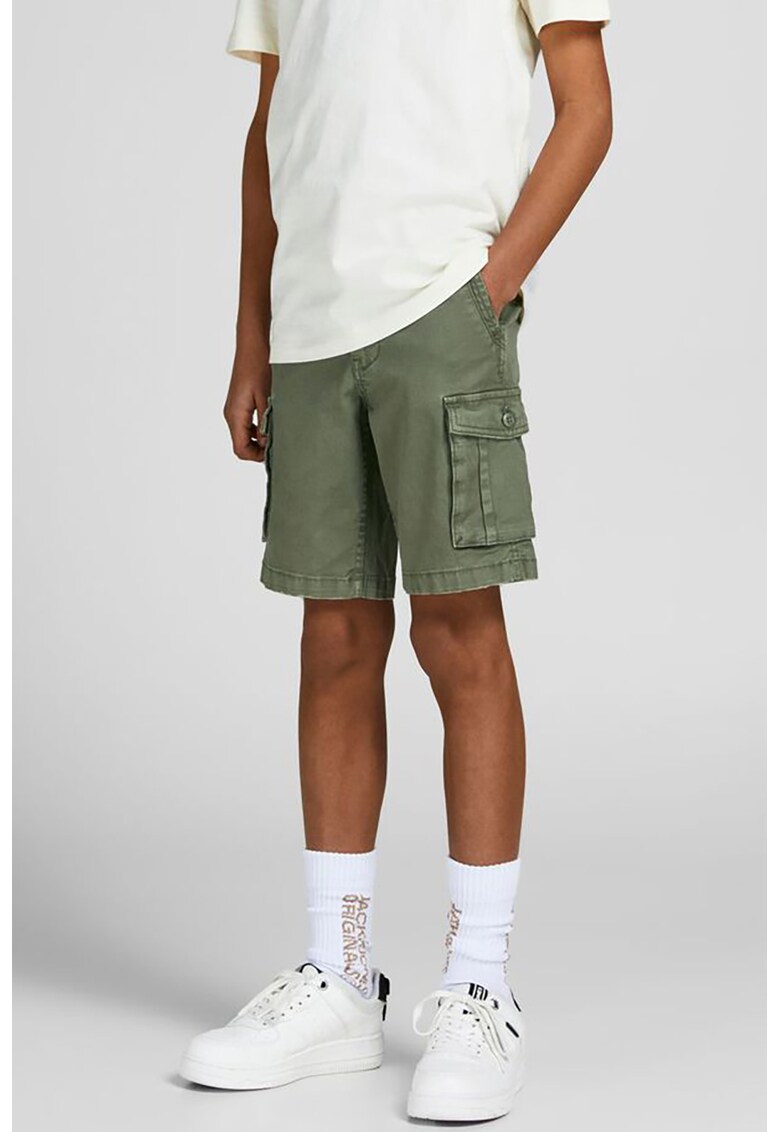 Bermude cargo cu talie medie Jack & Jones Bermude cargo cu talie medie Jack & Jones