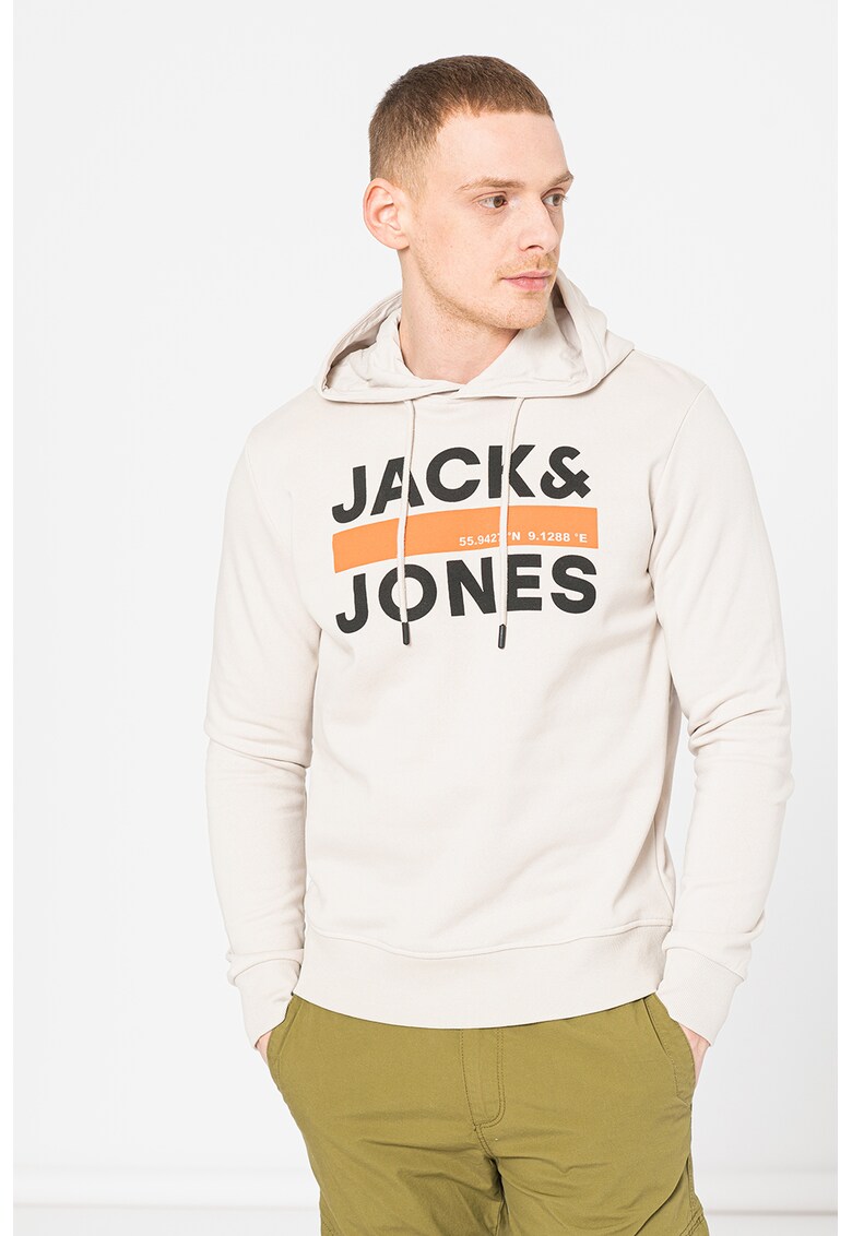 Худи Dan с памук с лого Jack Jones