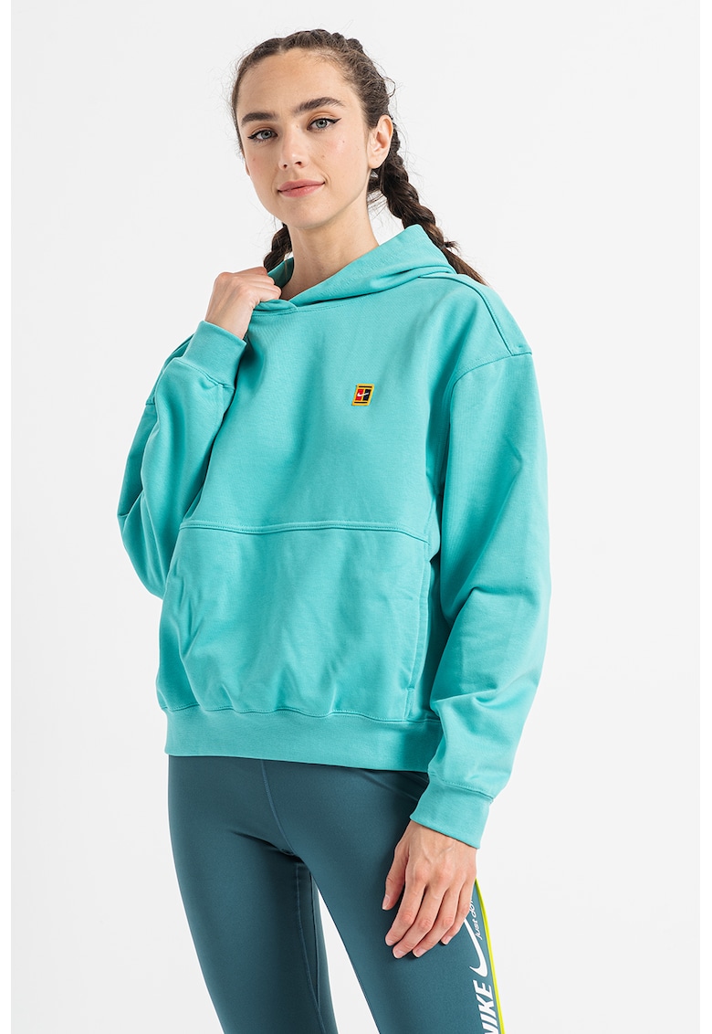 Hanorac cu maneci cazute pentru tenis Court - Verde menta