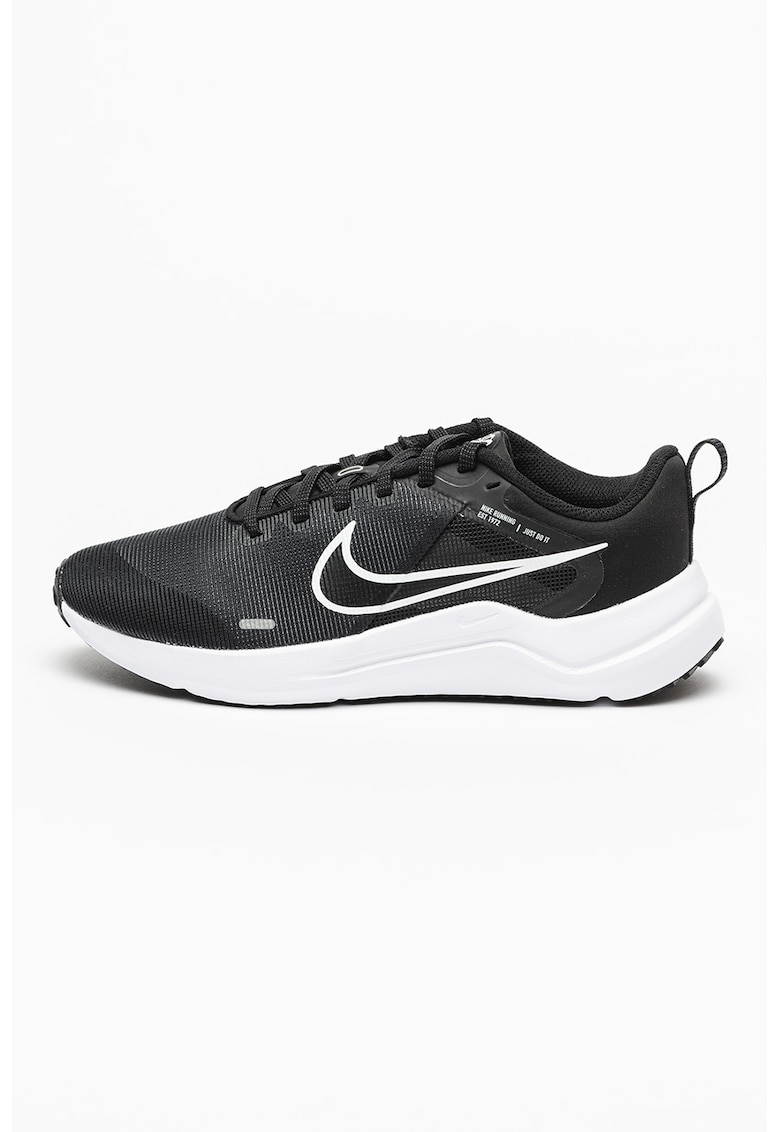 Pantofi cu logo pentru alergare Downshifter 12 - Alb/Negru