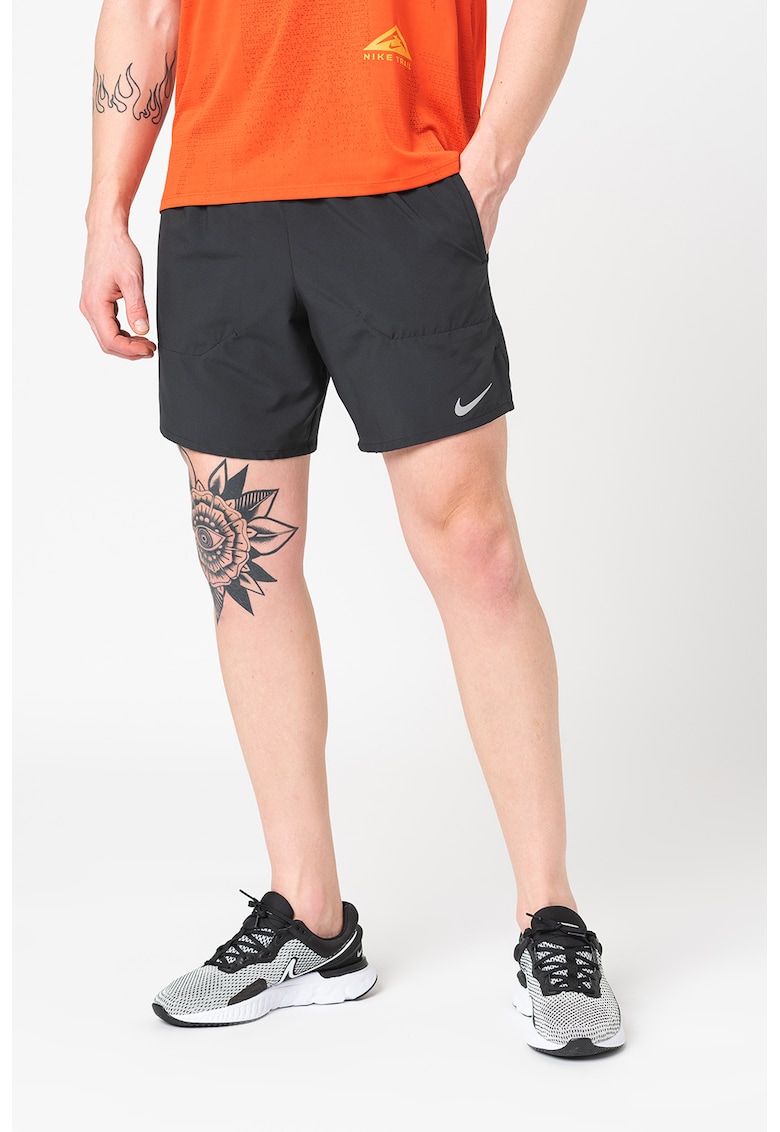 Pantaloni scurti cu snur si tehnologie Dri-Fit - pentru alergare Stride