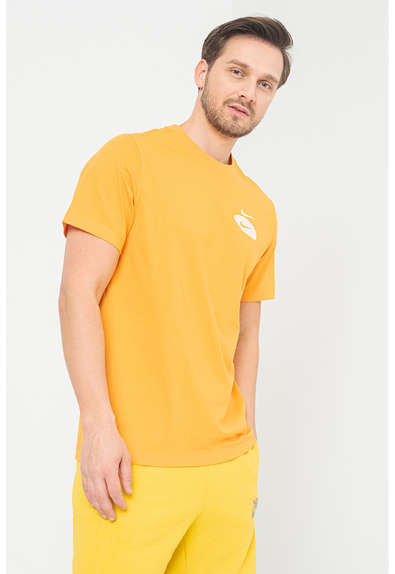 Tricou de bumbac cu logo brodat Sportswear Essential