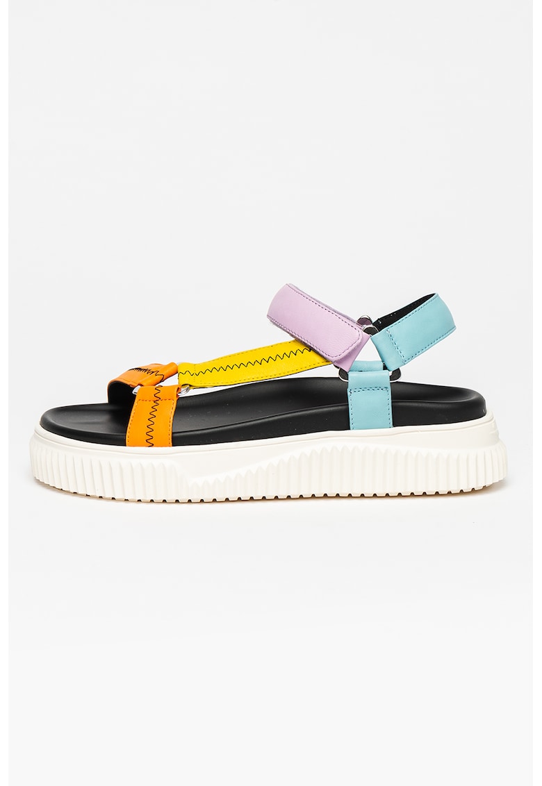 Sandale din piele cu inchidere velcro Lisa imagine reduceri black friday 2021 fashiondays.ro