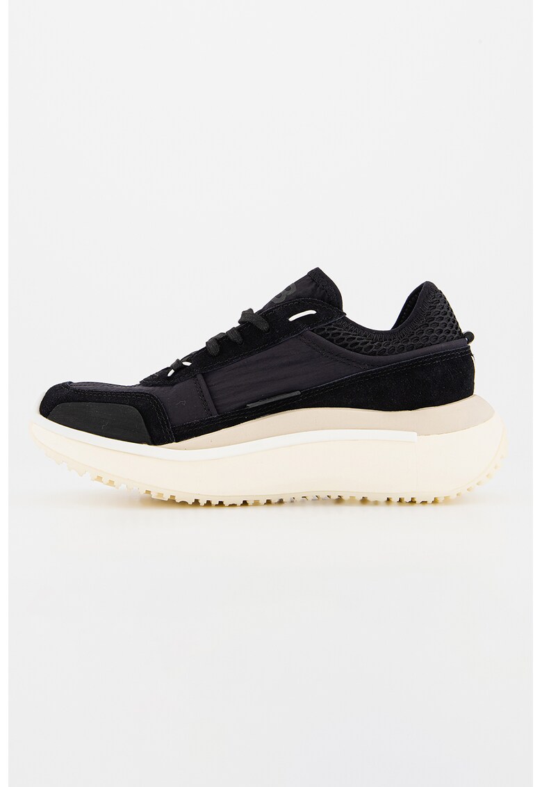 Y-3 Унисекс скосени спортни обувки с велур за Жени Y-3 Унисекс скосени спортни обувки с велур за Жени
