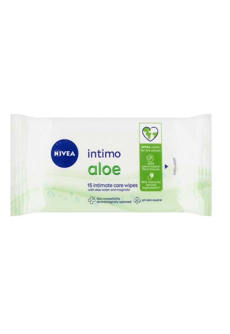 Servetele pentru Igiena Intima Femei - cu Aloe Vera - 15 Bucati