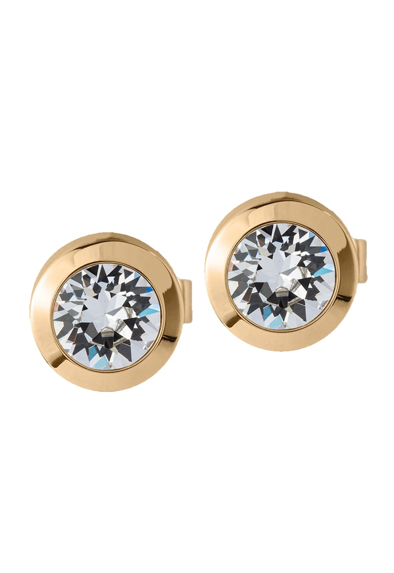 Иноксови обеци с кристали Jacques Lemans