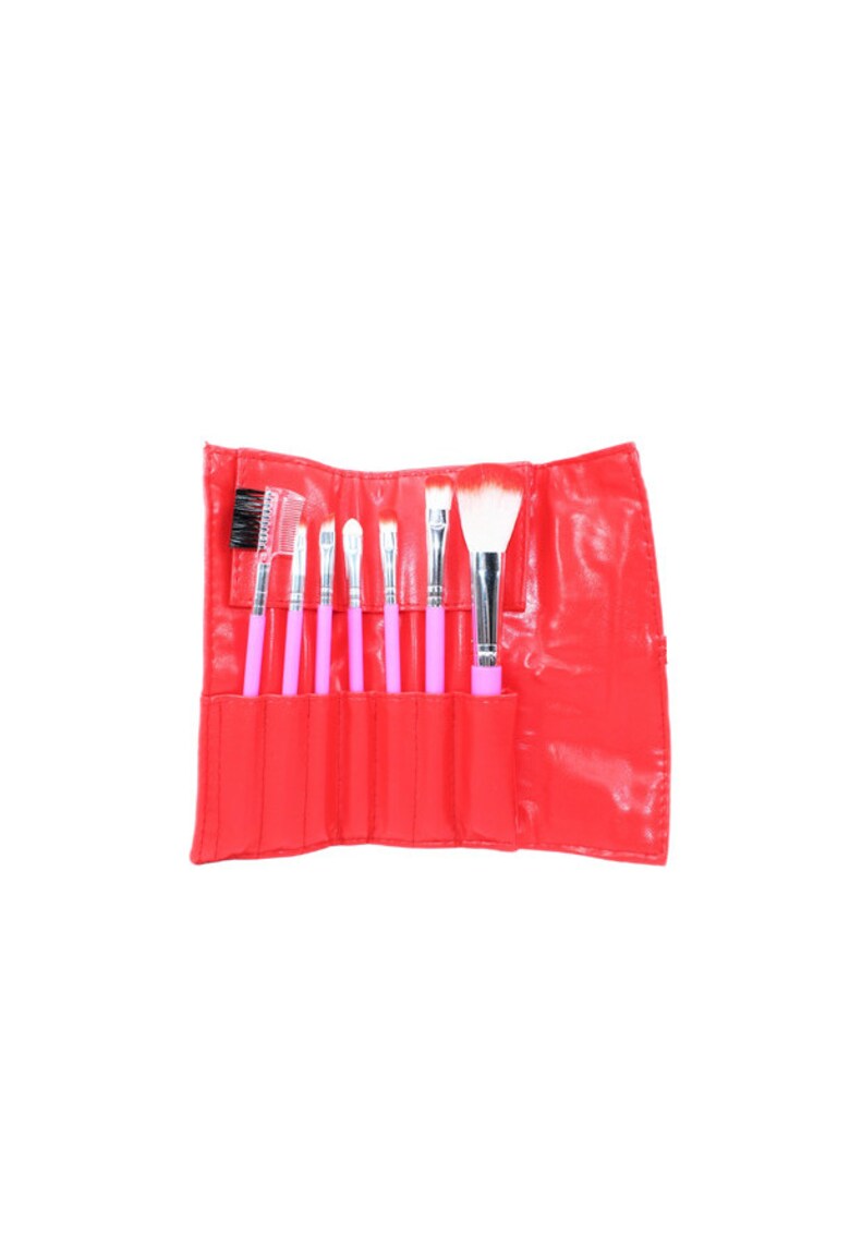 Set 7 pensule machiaj -  Rosu