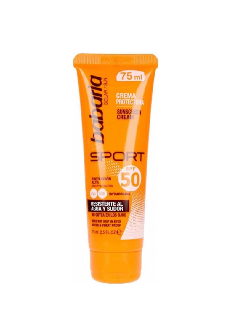 Crema protectie solara SPF50 pentru fata si corp - rezistenta la apa - Sport - 75 ml