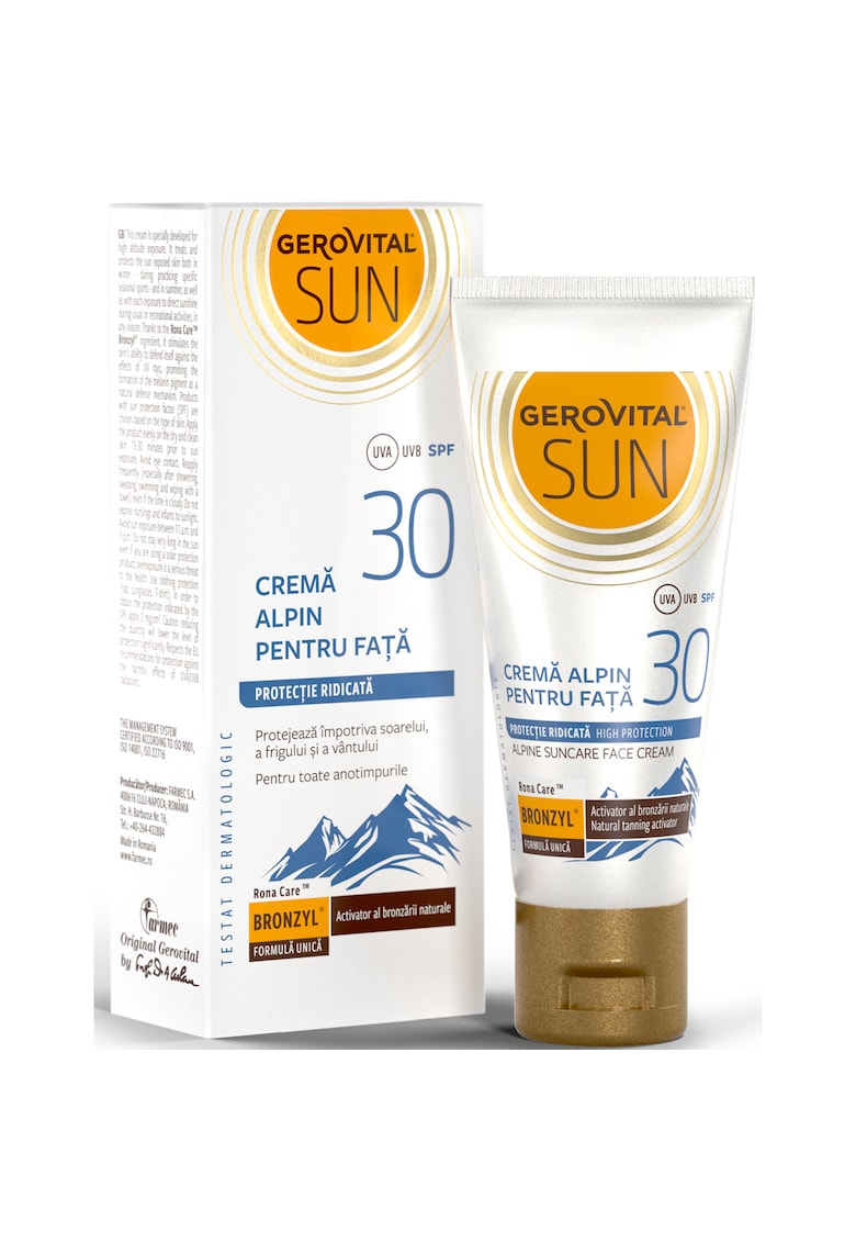 Crema alpin pentru fata Sun - SPF 30 - 30 ml