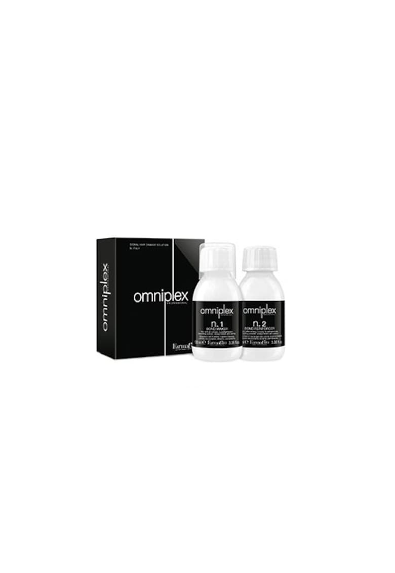 Set tratament profesional pentru protectia parului in timpul procedurilor chimice Omniplex Nr.1 + Nr.2 - 2 x 100 ml