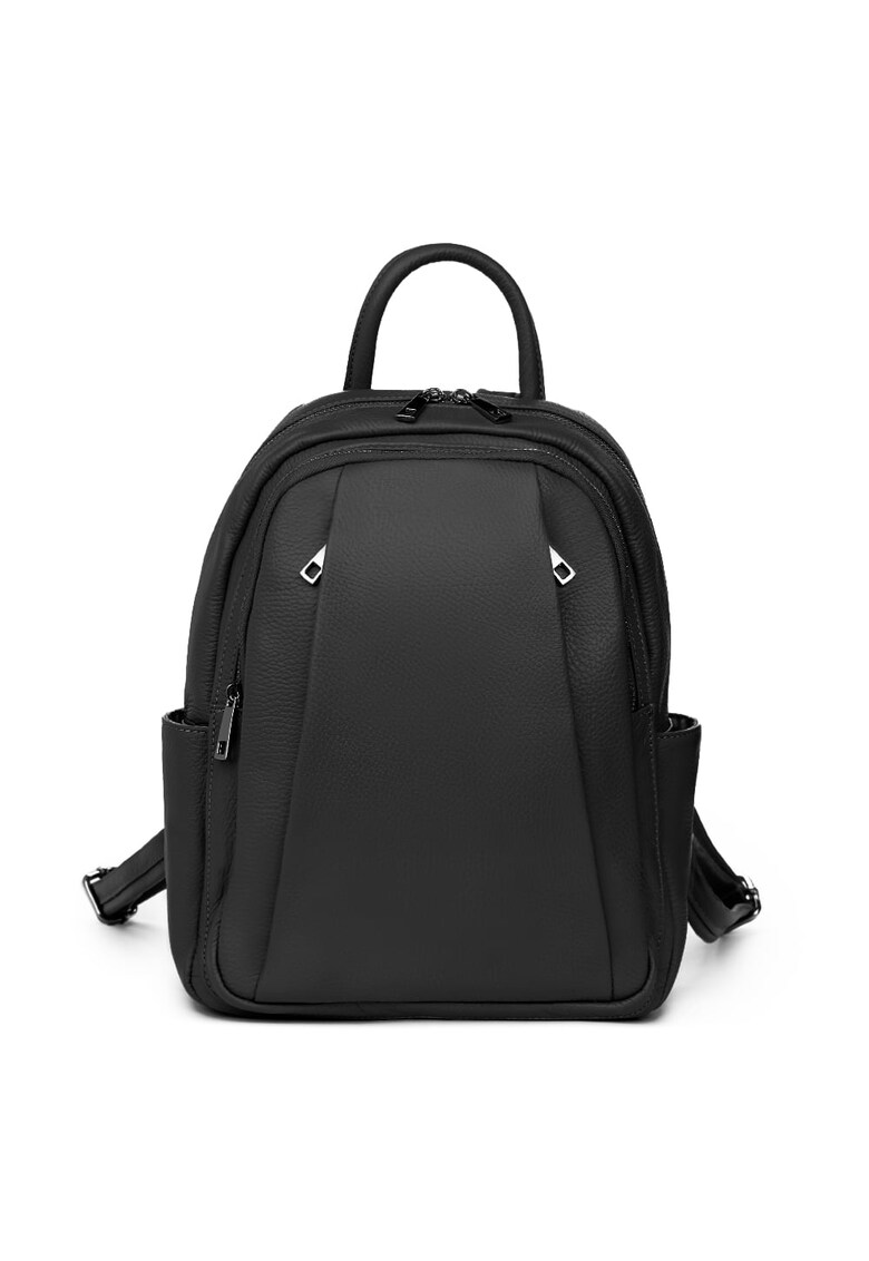 Rucsac din piele naturala Thomas - Negru