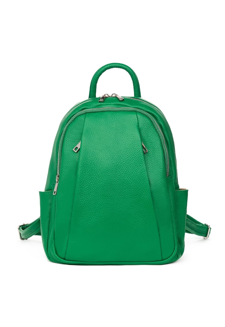 Rucsac din piele naturala Thomas - Verde