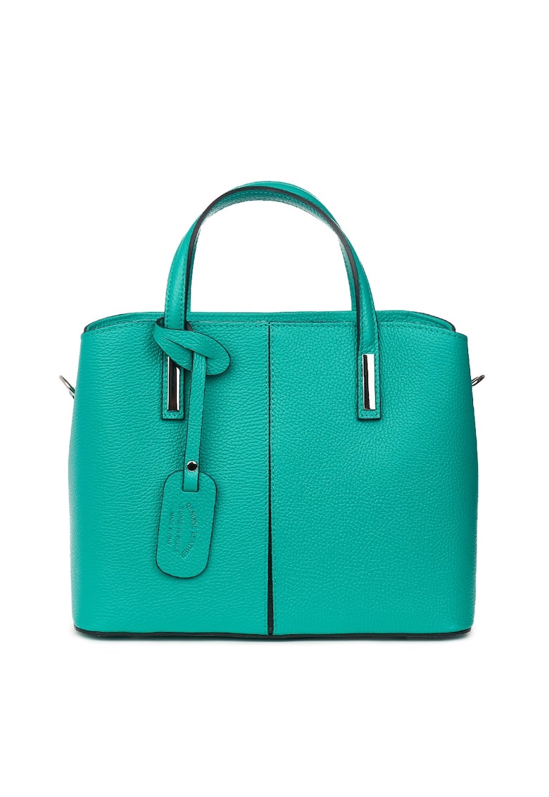 Geanta dama din piele naturala Gianna gri