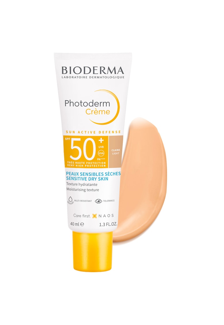 Crema de fata coloranta cu protectie solara Photoderm SPF 50+ pentru ten sensibil - 40 ml