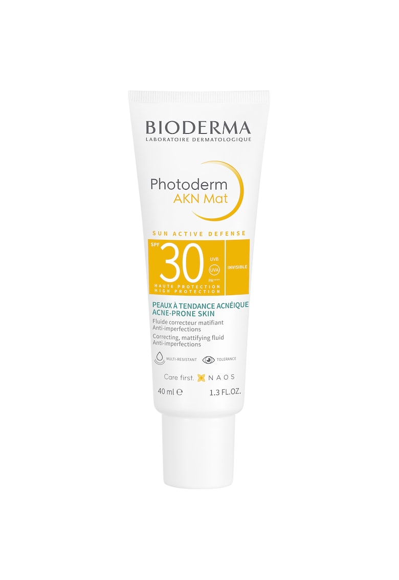 Fluid matifiant cu protectie solara Photoderm AKN Mat SPF 30 pentru ten mixt si gras - 40 ml