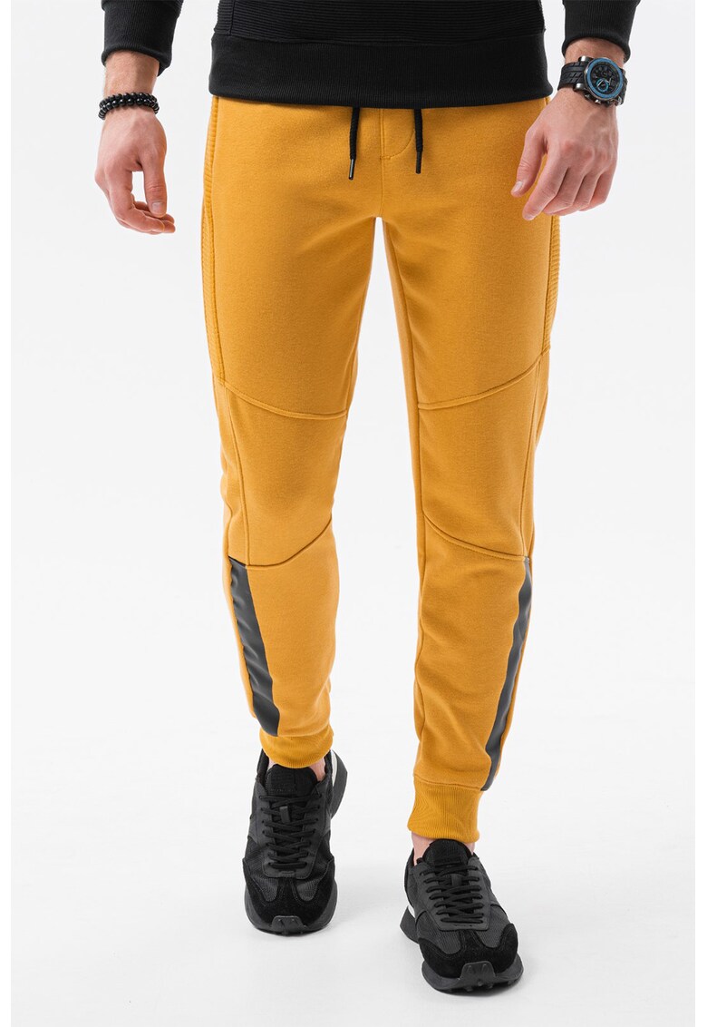 Pantaloni sport cu buzunare cu fermoar